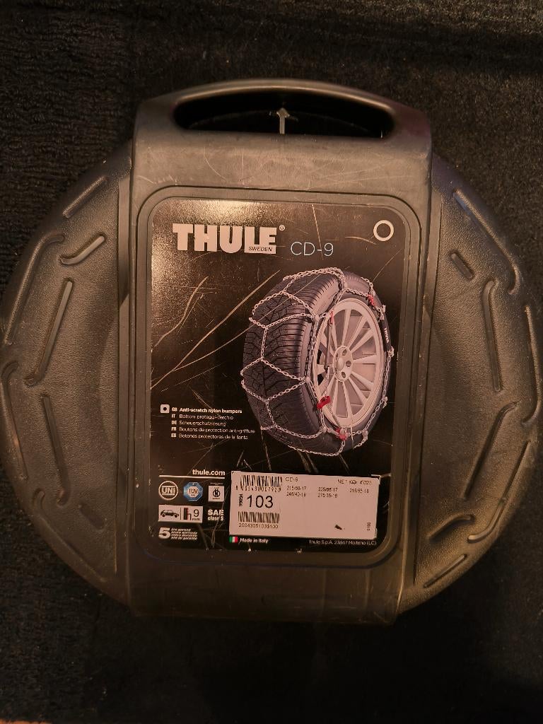 Thule CD-9 sneeuwkettingen, Auto diversen, Sneeuwkettingen, Ophalen, Gebruikt