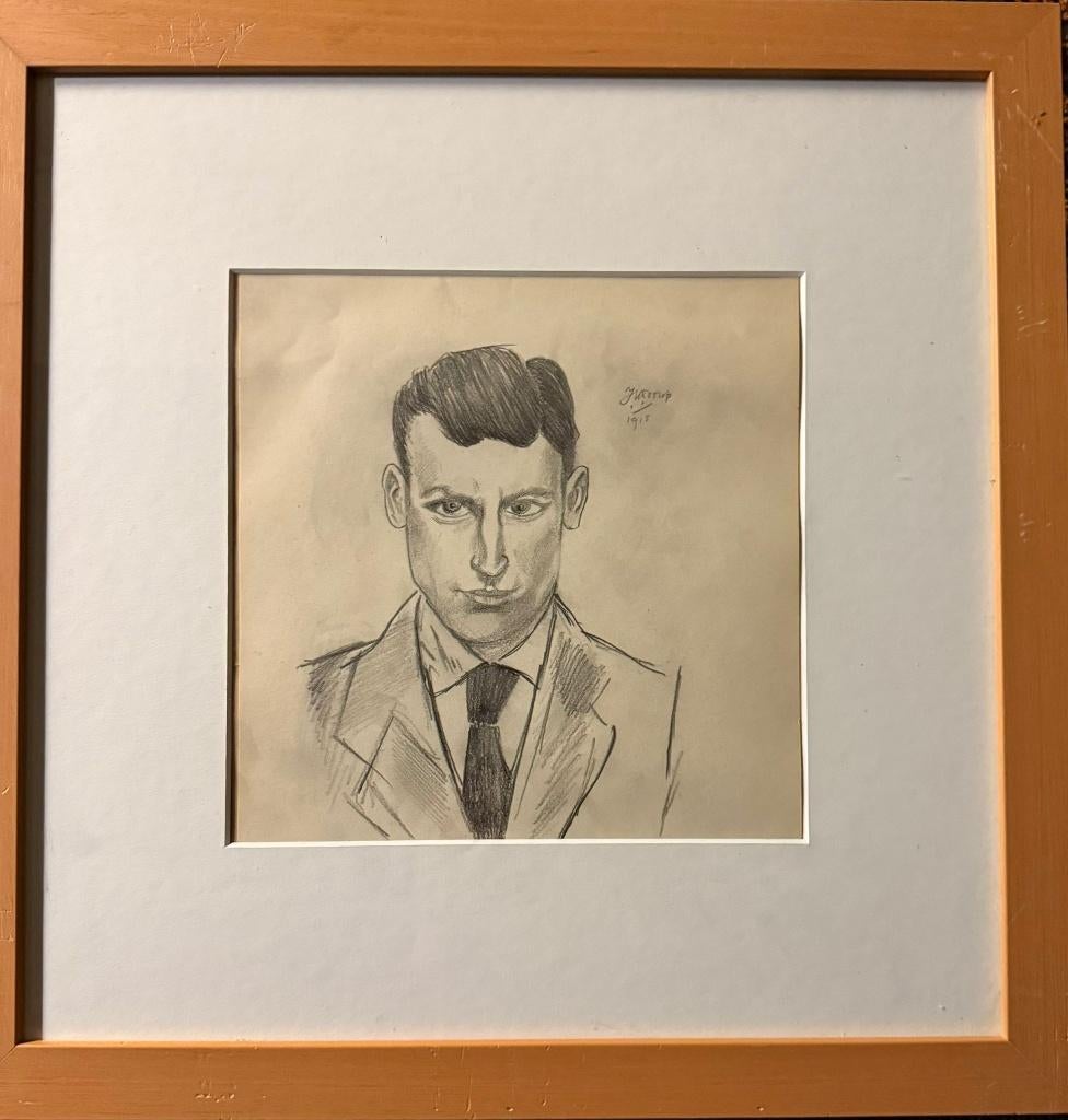 Jan Toorop  Potloodtekening, Ophalen