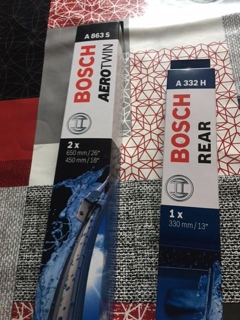 Essuie glace BOSCH AERO TWIN A 863 S et A 322 H AUDI A 3 , Autos : Pièces & Accessoires, Enlèvement ou Envoi, Neuf, Audi
