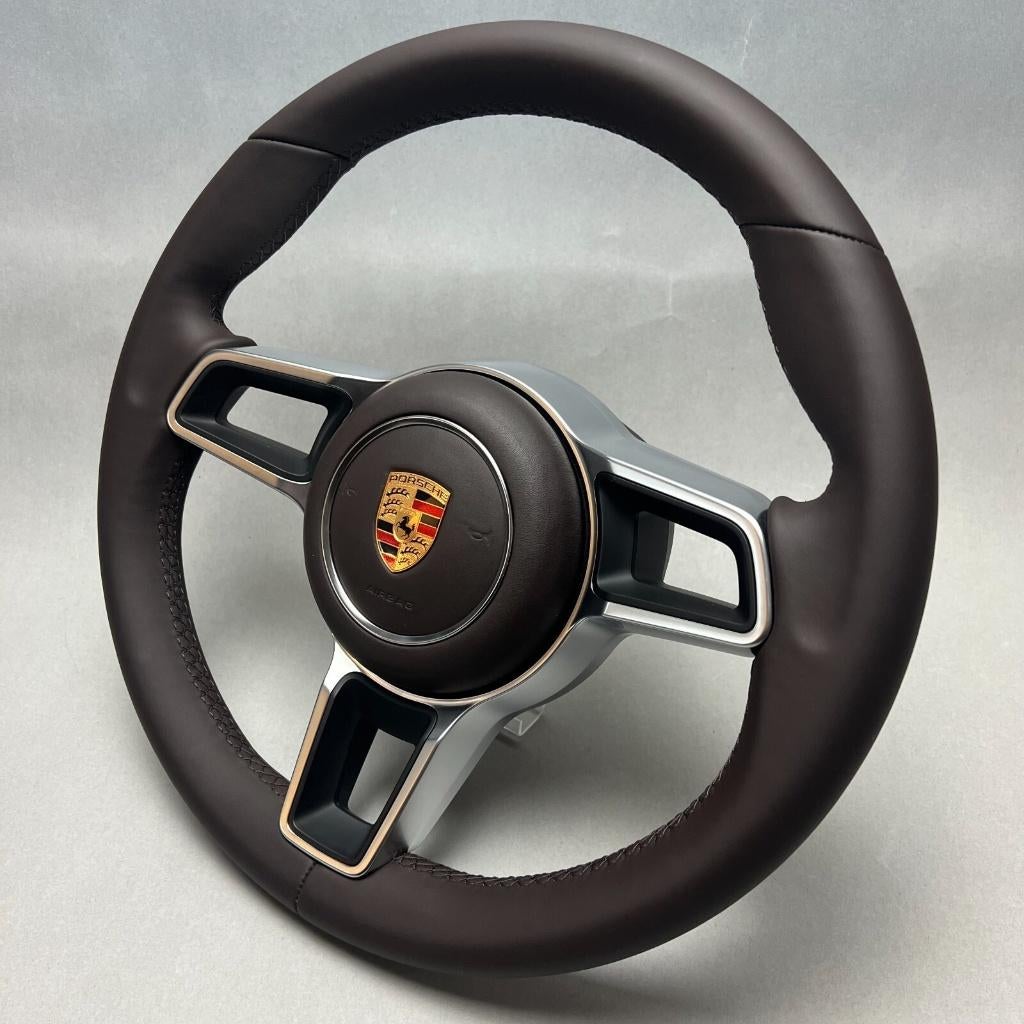Volant Porsche Espresso Upgrade en cuir marron, Autos : Pièces & Accessoires, Commande, Porsche, Neuf, Enlèvement ou Envoi