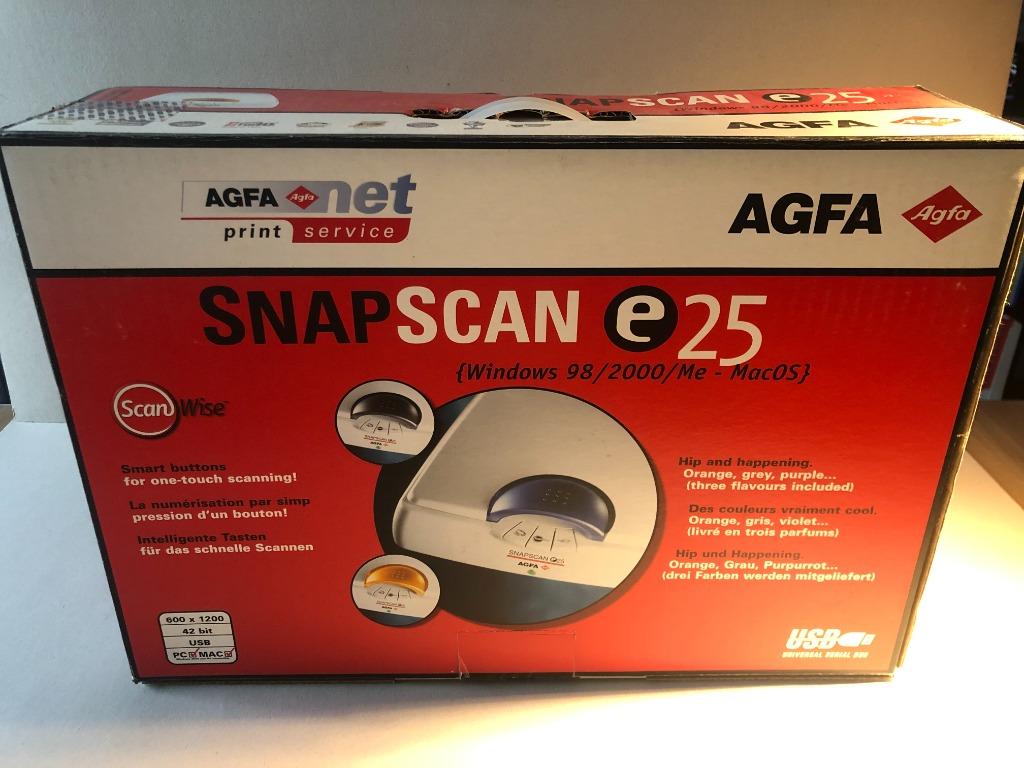 Scanneur Agfa Snapscan e25 - 45bit (600x1200), Enlèvement ou Envoi, Utilisé, Agfa