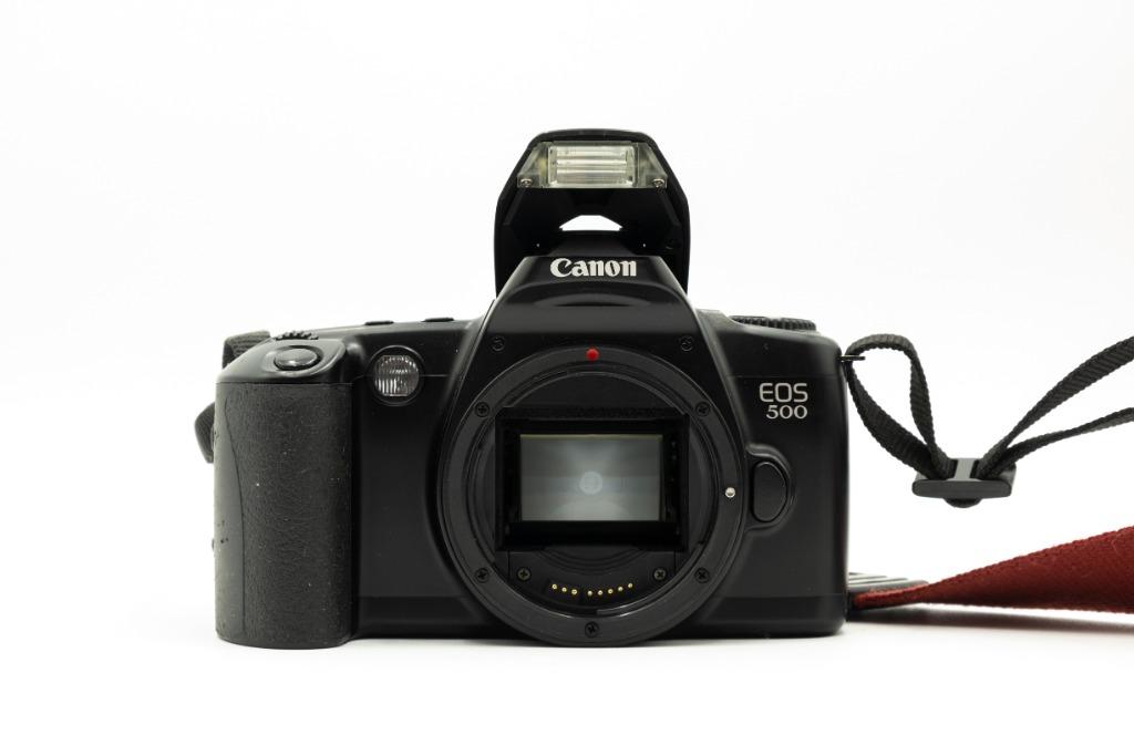 Canon EOS 500 - Auto Focus SLR, Audio, Tv en Foto, Fotocamera's Analoog, Gebruikt, Spiegelreflex, Canon, Ophalen of Verzenden