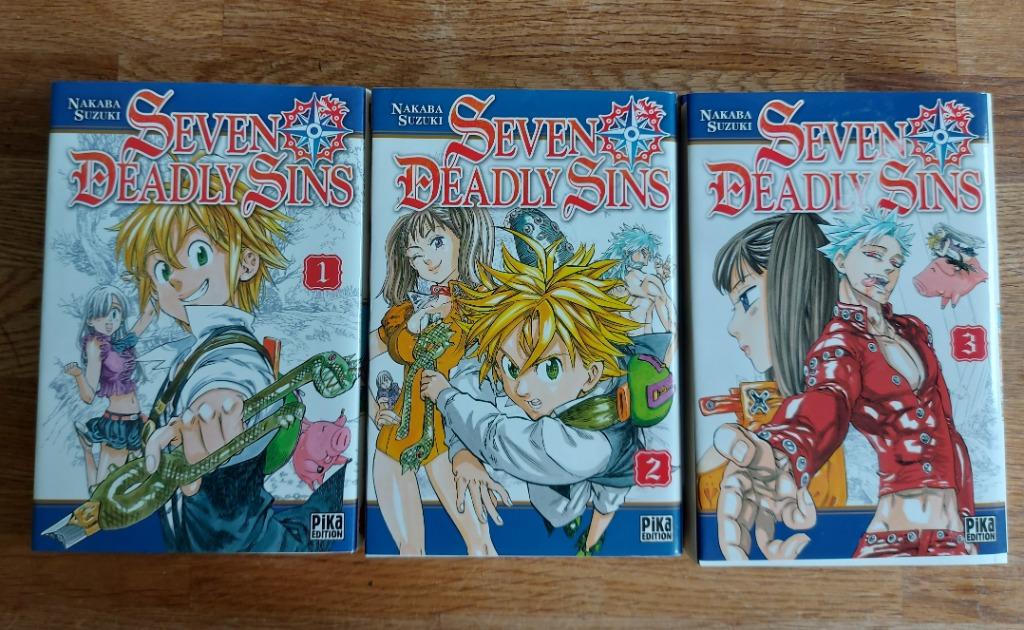 Mangas Seven Deadly sins Tomes 1, 2, 3, Ophalen of Verzenden, Zo goed als nieuw, Japan (Manga), Meerdere comics