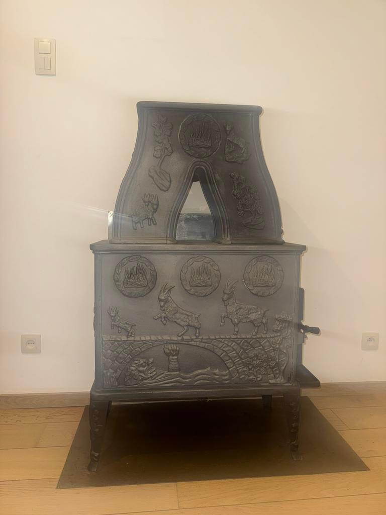 Poêle à bois Dovre en fonte, Maison & Meubles, Enlèvement, Utilisé