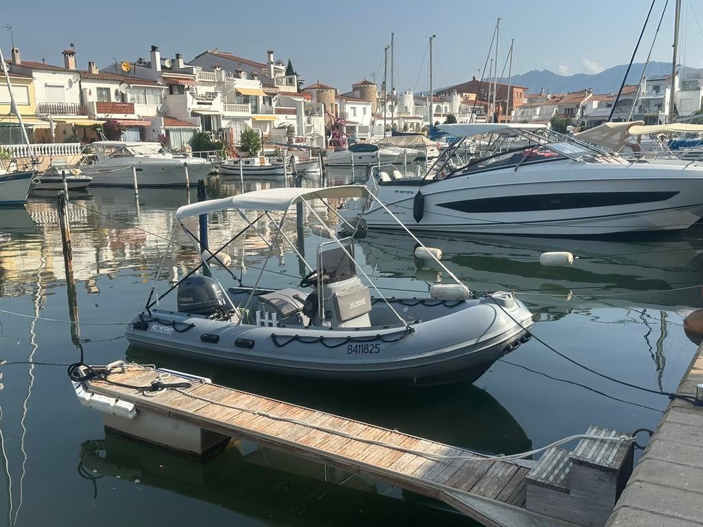 Rib 3d tender, Watersport en Boten, Rubberboten, Zo goed als nieuw, Yamaha, Overige materialen, Minder dan 70 pk, Benzine, Ophalen