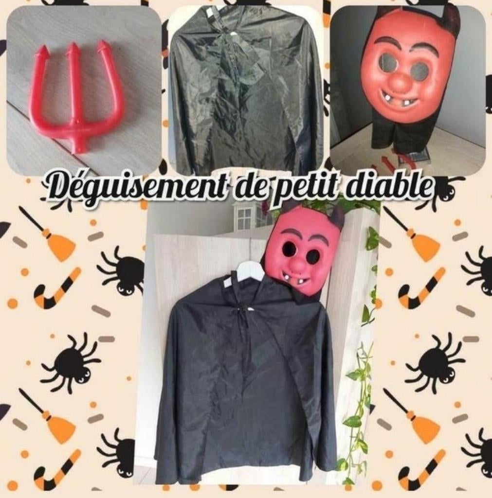 Déguisement de petit diable pour Halloween, Ophalen of Verzenden, Gebruikt, Jongen of Meisje