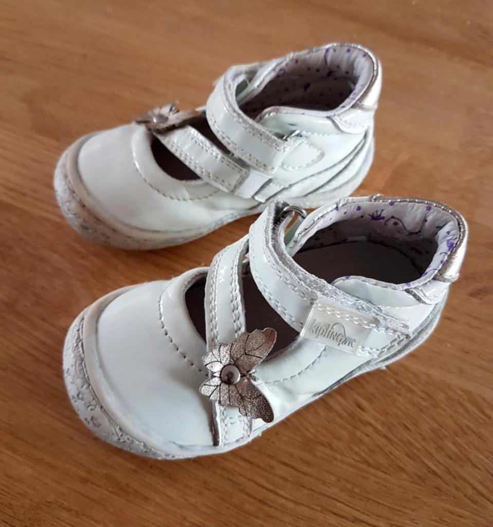 KIPLING - Chaussures cuir blanc verni - P.20, Enfants & Bébés, Kipling, Enlèvement ou Envoi, Utilisé, Chaussures