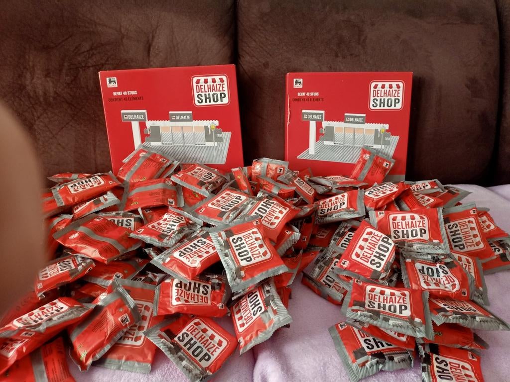 Delhaize Lego 2  starterspakket met een 150 pakjes +-, Collections, Actions de supermarché, Enlèvement
