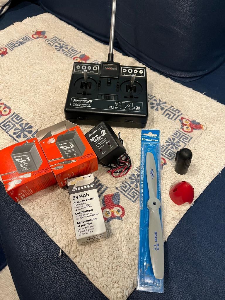 Graupner onderdelen, Ophalen, Zo goed als nieuw, Vlieger