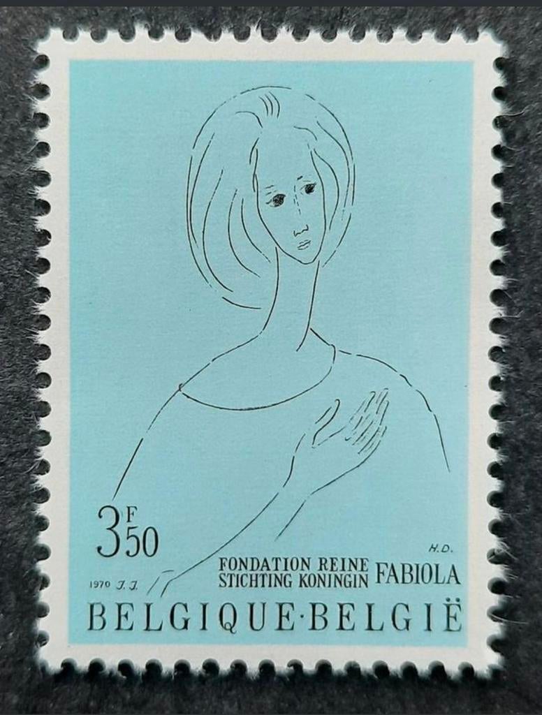 Belgique : COB 1546 ** Fondation Reine Fabiola 1970., Timbres & Monnaies, Sans timbre, Neuf, Enlèvement ou Envoi, Non oblitéré