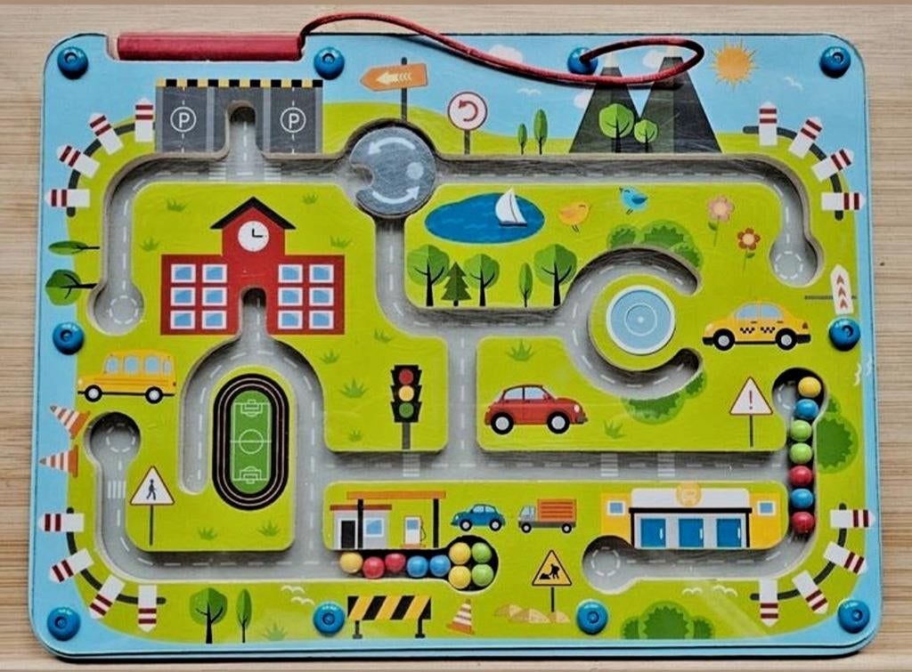 JEUX MAGNÉTIQUE DE DEXITÉRITÉ EN BOIS NEUF, Enlèvement ou Envoi