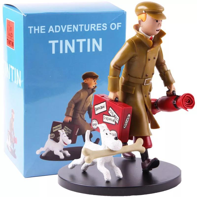 Tintin et Milou - ils arrivent - 19 cm en pvc, Collections, Tintin, Neuf
