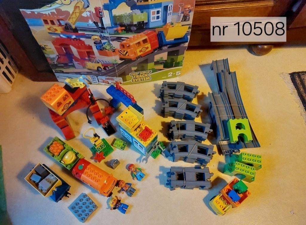 Duplo Vrachttrein Deluxe nr 10508, Kinderen en Baby's, Ophalen of Verzenden, Zo goed als nieuw