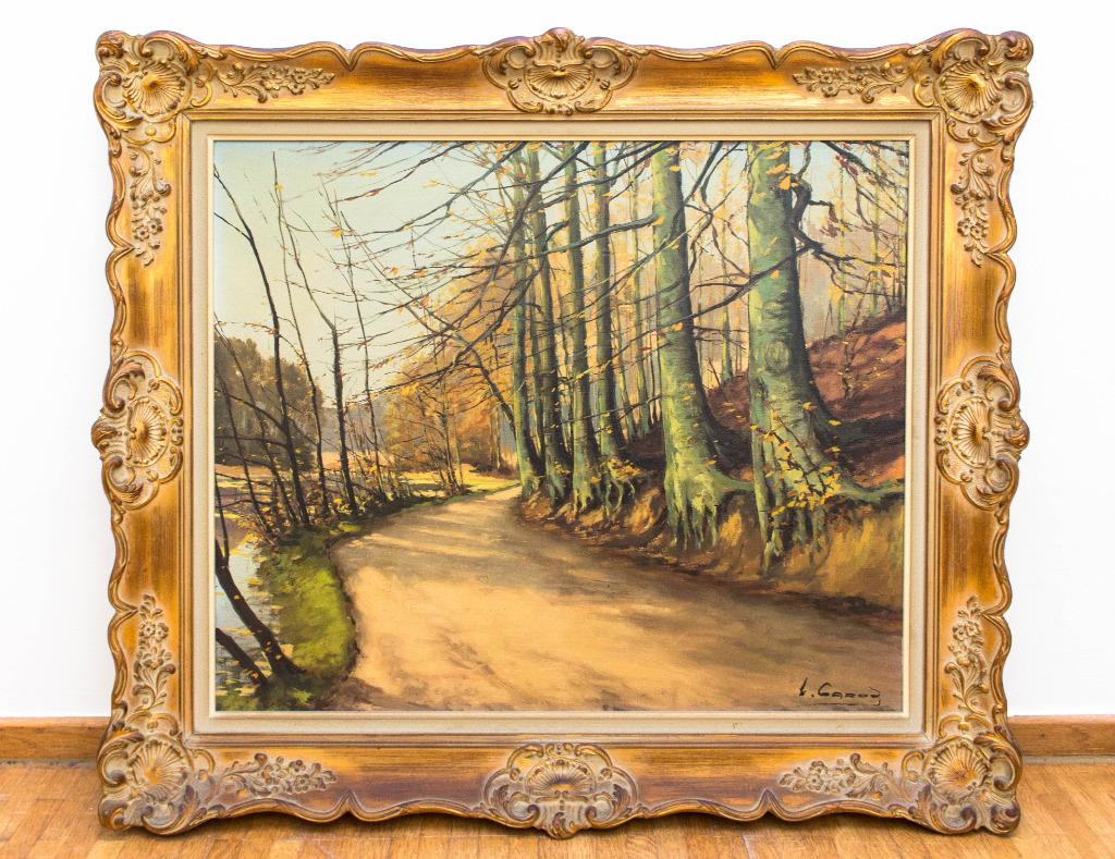 Tableau de Louis Garot - Chemin d'automne, Antiquités & Art, Art | Peinture | Classique, Enlèvement