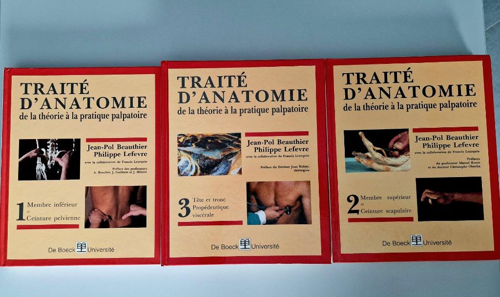 Traité d'anatomie -  de la théorie à la pratique palpatoire, Livres, Enlèvement ou Envoi, Comme neuf, De Boeck