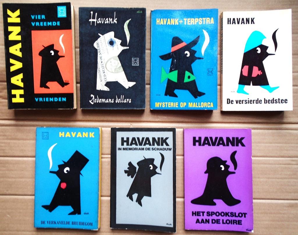 Zeven Havank detective-verhalen 1961/1975, Ophalen of Verzenden, Gelezen, Havank (1904-1964)