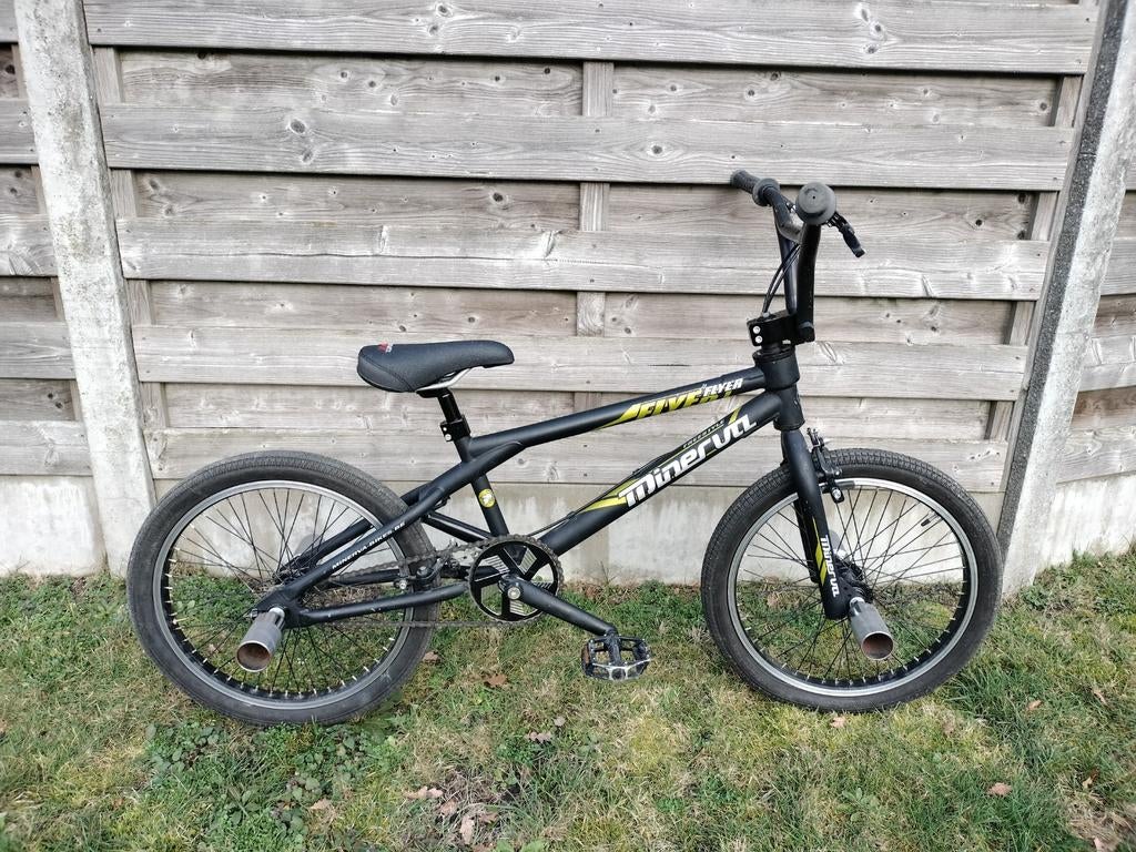 BMX minerva flyer - 20" wielen - 19" top tube, Enlèvement, 20 à 24 pouces, Minerva, Repose-pieds