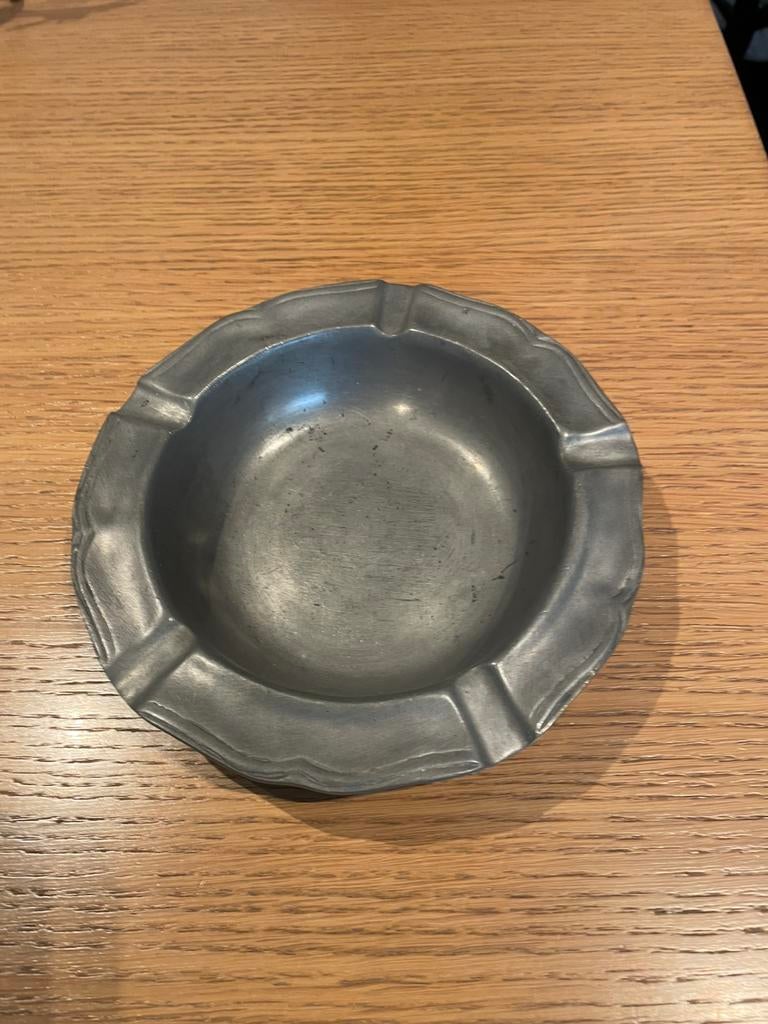 Asbak in tin, Antiek en Kunst, Ophalen