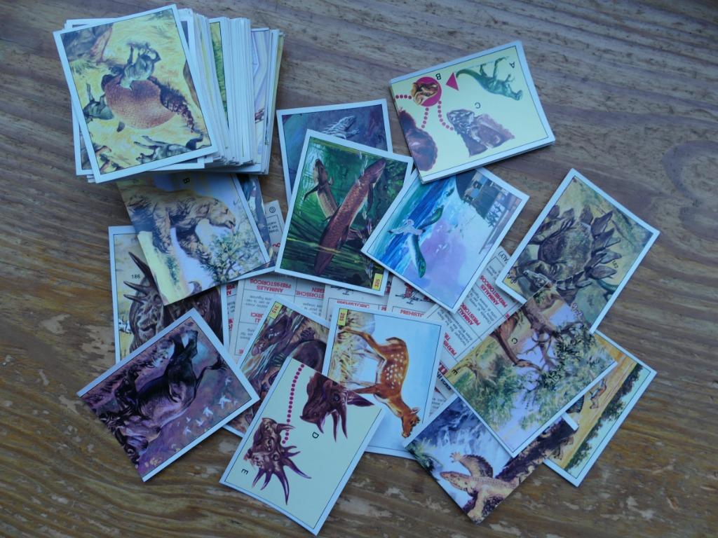 Oude Panini stickers Voorhistorische Dieren 1974-75, Enlèvement ou Envoi, Neuf, Animal et Nature