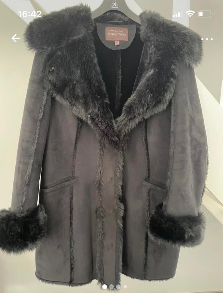 Prachtige jas Marie Mero, Kleding | Dames, Jassen | Winter, Ophalen, Zo goed als nieuw, Maat 42/44 (L)