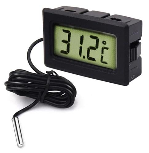 Digitale Aquarium Water Temperatuurmeter Thermometer - Zwart, Ophalen of Verzenden, Nieuw