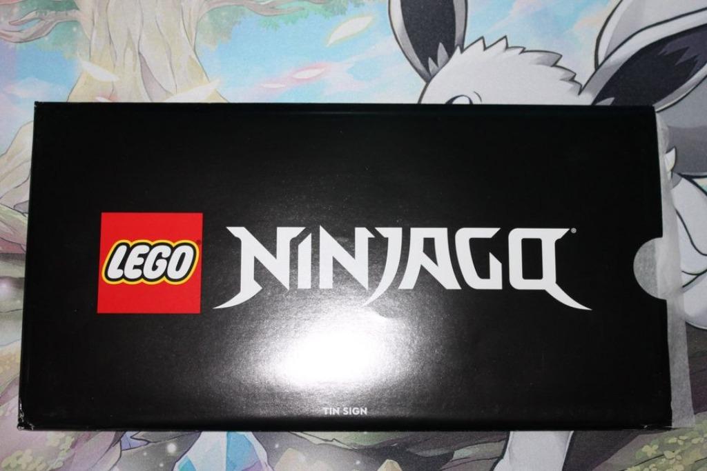 Lego ninjago tinnen bordje, Ophalen of Verzenden, Nieuw, Complete set, Lego