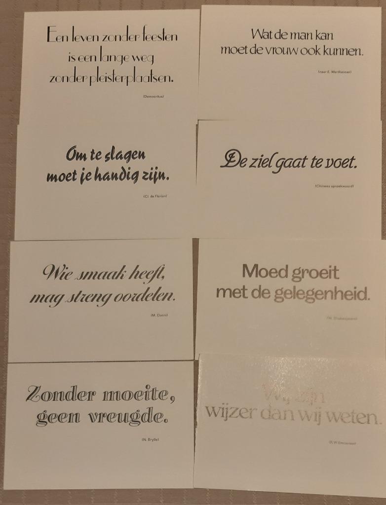 Drum wenskaarten, Ophalen of Verzenden, Zo goed als nieuw