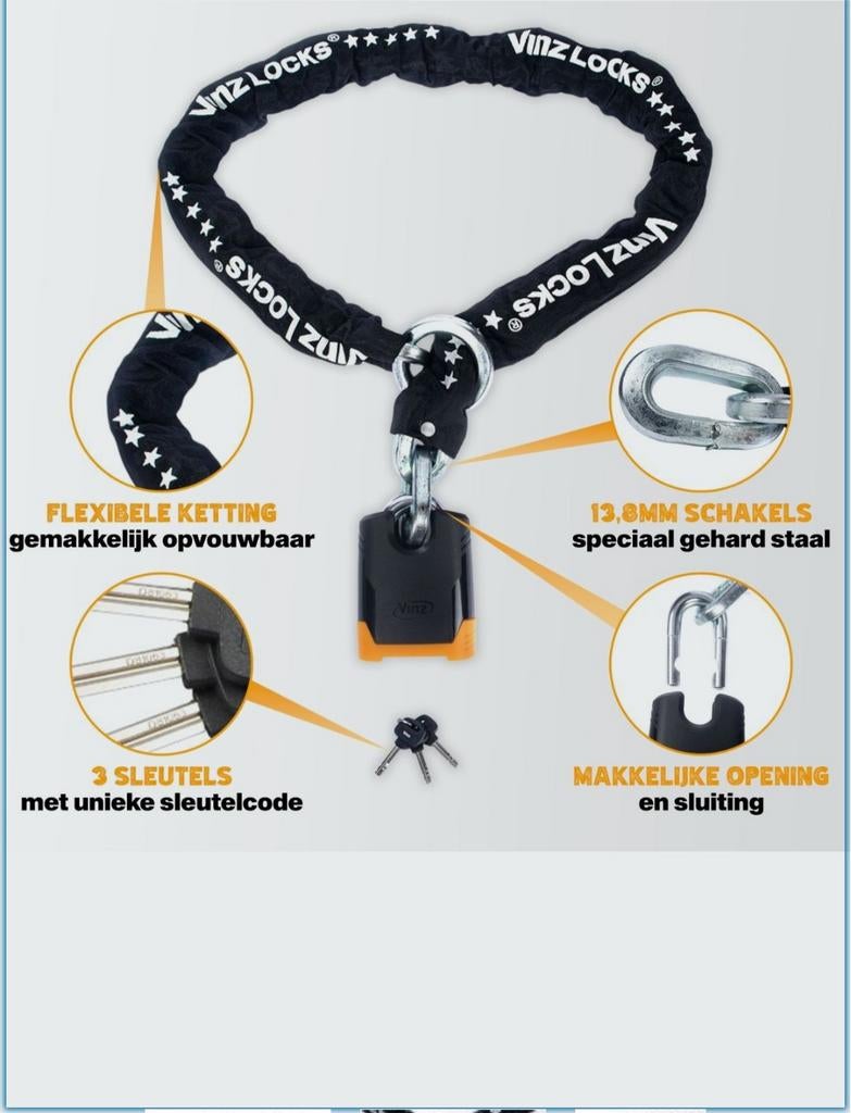 Vinz batura motorslot art 5,  150 cm, Motoren, Accessoires | Sloten, Ophalen of Verzenden, Nieuw