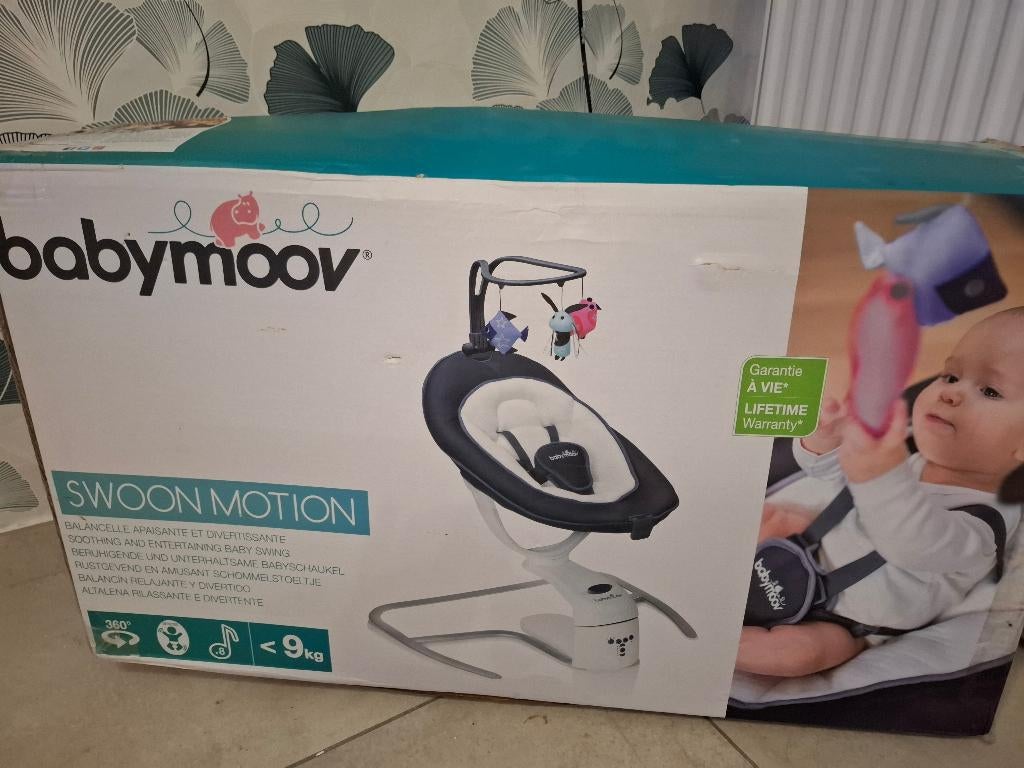 Balancelle Babymoov, Schommelstoel, Verstelbaar, Zo goed als nieuw, Ophalen