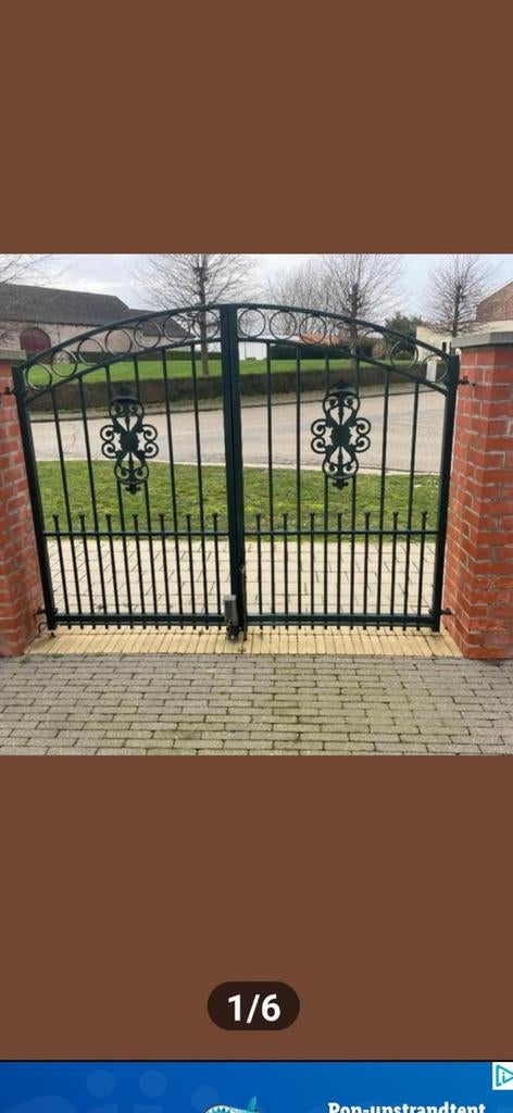 Tuinpoort hekwerk, Ophalen