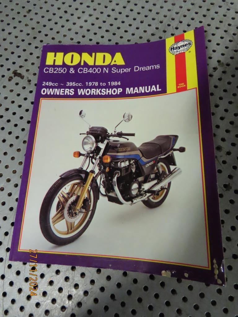Werkplaatshandboek Honda CB250 & CB400 N Super Dreams, Enlèvement ou Envoi, Honda