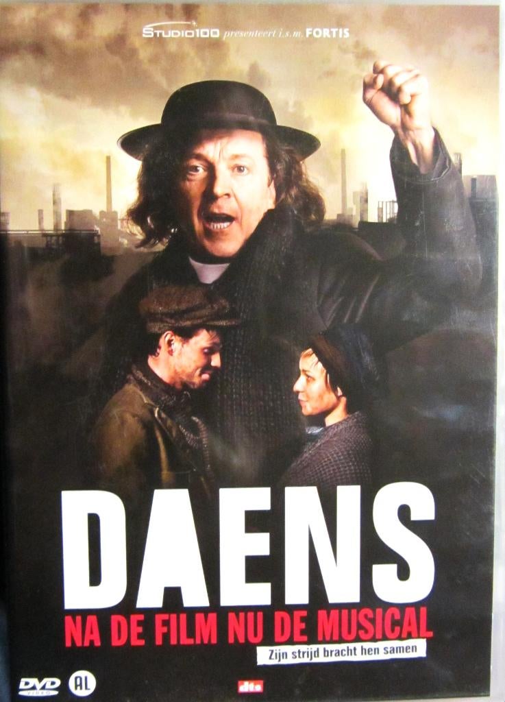 DVD VLAAMSE MUSICAL- DAENS (LUCAS VAN DEN EYNDE) ZELDZAAM, CD & DVD, Enlèvement ou Envoi, Tous les âges, Comme neuf, Autres genres