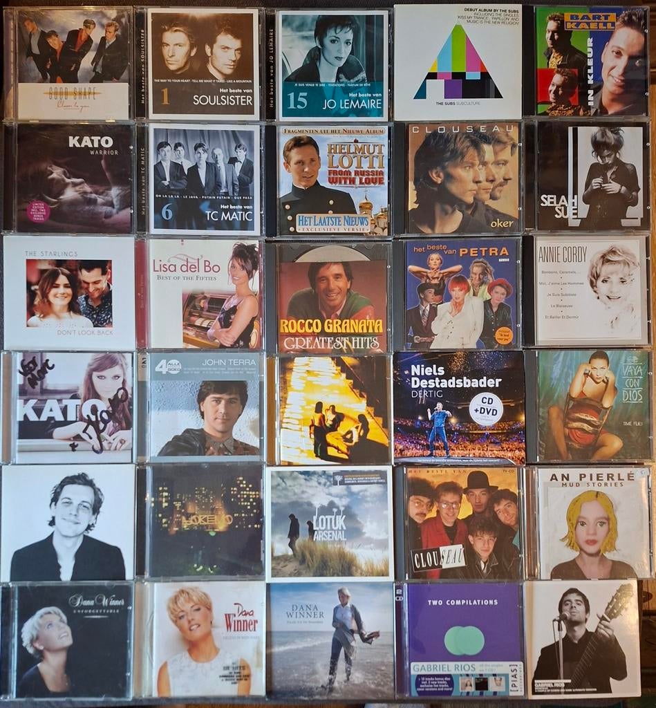 30 CDS TE KOOP MADE IN BELGIUM, Ophalen of Verzenden, Zo goed als nieuw, Boxset