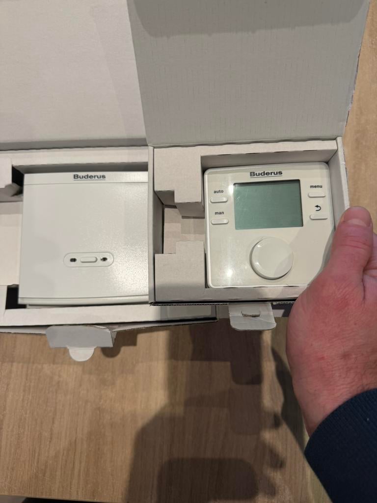 Buderus draadloze thermostaatset, Bricolage & Construction, Thermostats, Enlèvement, Comme neuf