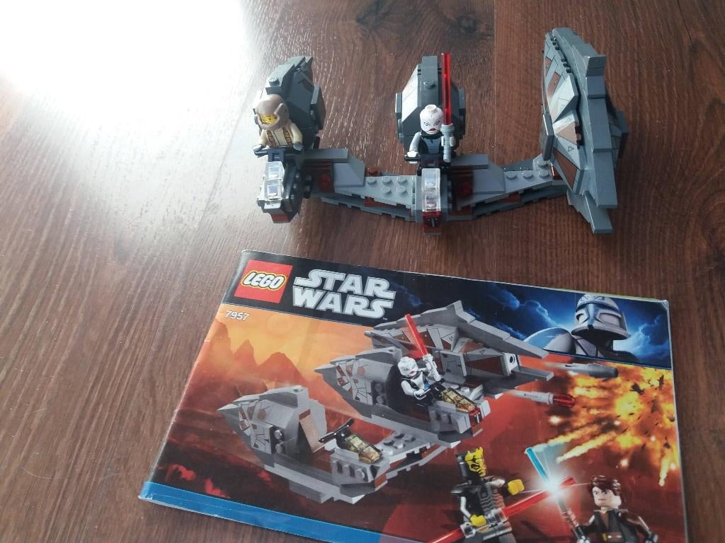 Lego 7957 - Star Wars Sith Nightspeeder, Kinderen en Baby's, Speelgoed | Duplo en Lego, Gebruikt, Lego, Complete set, Ophalen of Verzenden