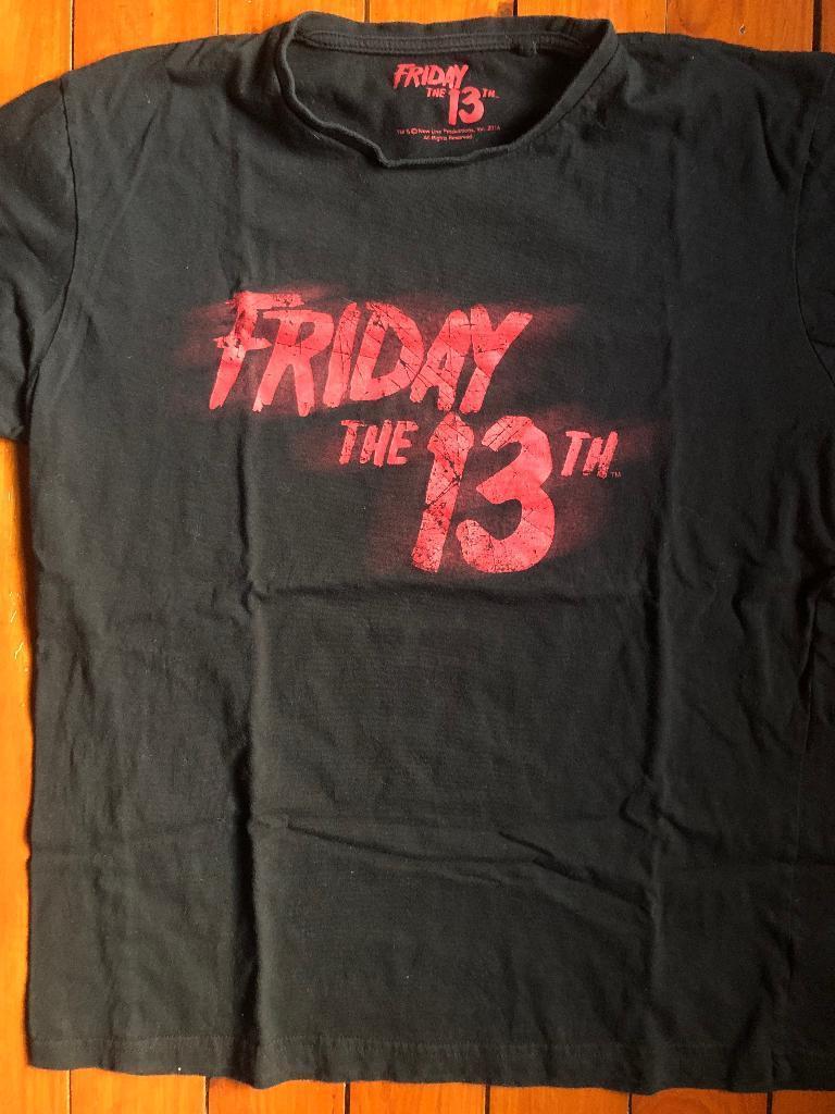 Original movie shirt Friday the 13th (vendredi 13 ) L, Ophalen of Verzenden, Zo goed als nieuw, Film, Kleding