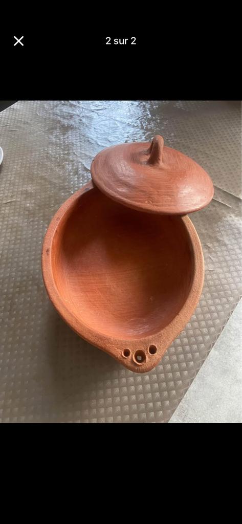 Tagine en terre cuite, Enlèvement ou Envoi, Comme neuf
