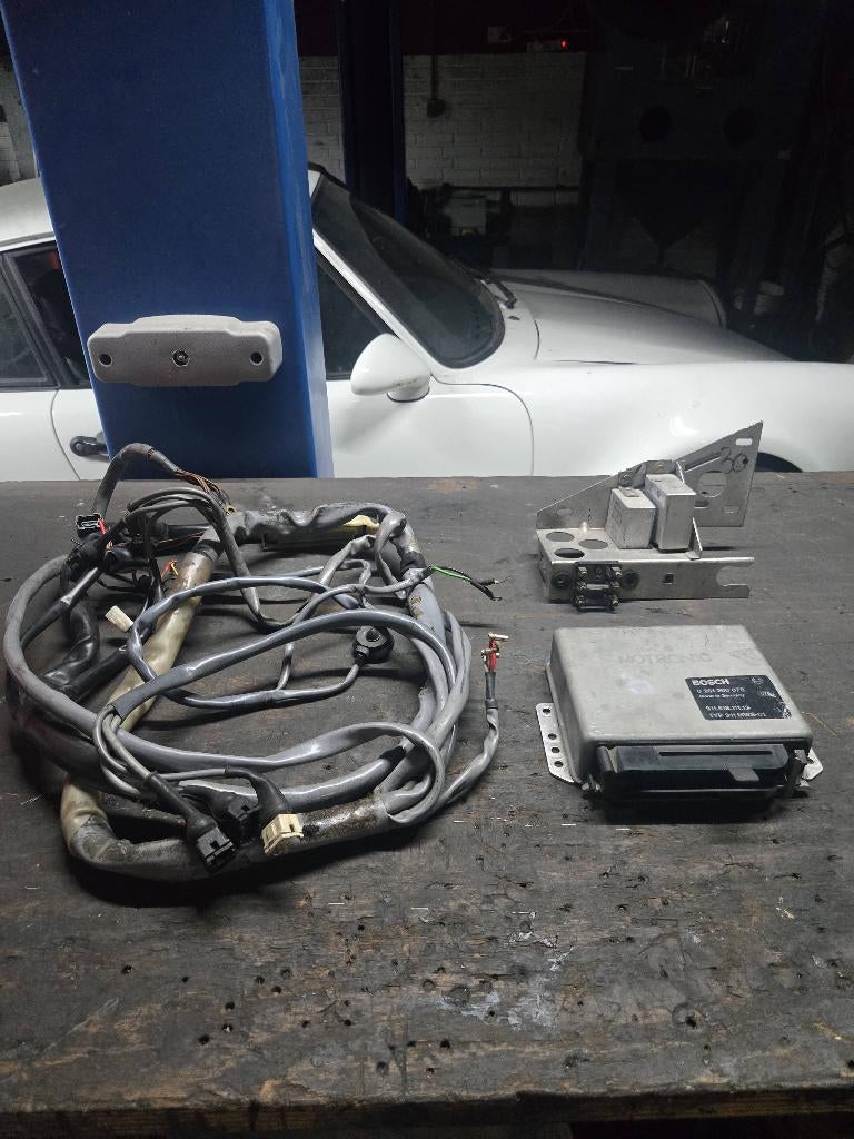 Porsche 911 computer met kabelboom, Auto-onderdelen, Elektronica en Kabels, Ophalen, Gebruikt, Porsche