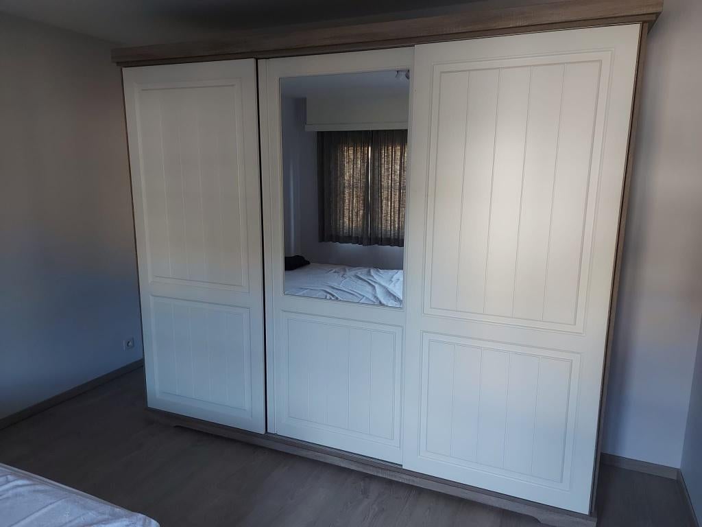 Kast voor kleding, Huis en Inrichting, 150 tot 200 cm, Klassiek wit, Zo goed als nieuw, 150 tot 200 cm