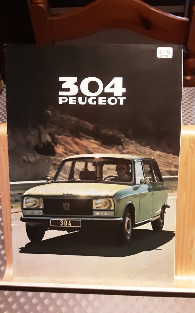PEUGEOT 304 break brochure, Ophalen of Verzenden, Zo goed als nieuw, Peugeot