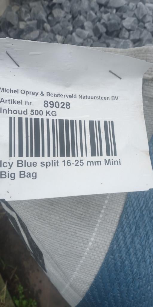 Niagara ice blue 16-25mm siergrind, Jardin & Terrasse, Enlèvement, Neuf, Split