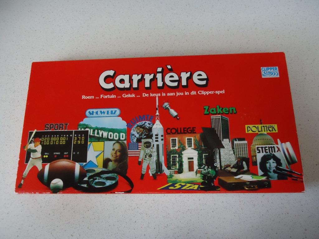 Vintage "Carriere" van Clipper in goede staat !!, Hobby en Vrije tijd, Gezelschapsspellen | Bordspellen, Vijf spelers of meer