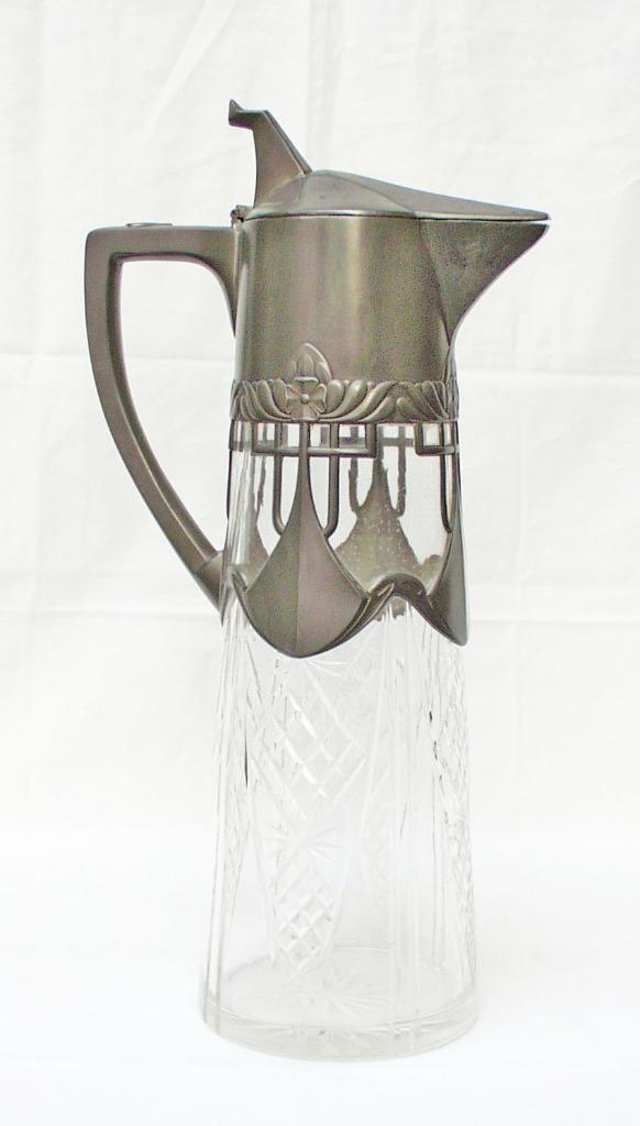 Waterkaraf Art Nouveau., Ophalen of Verzenden