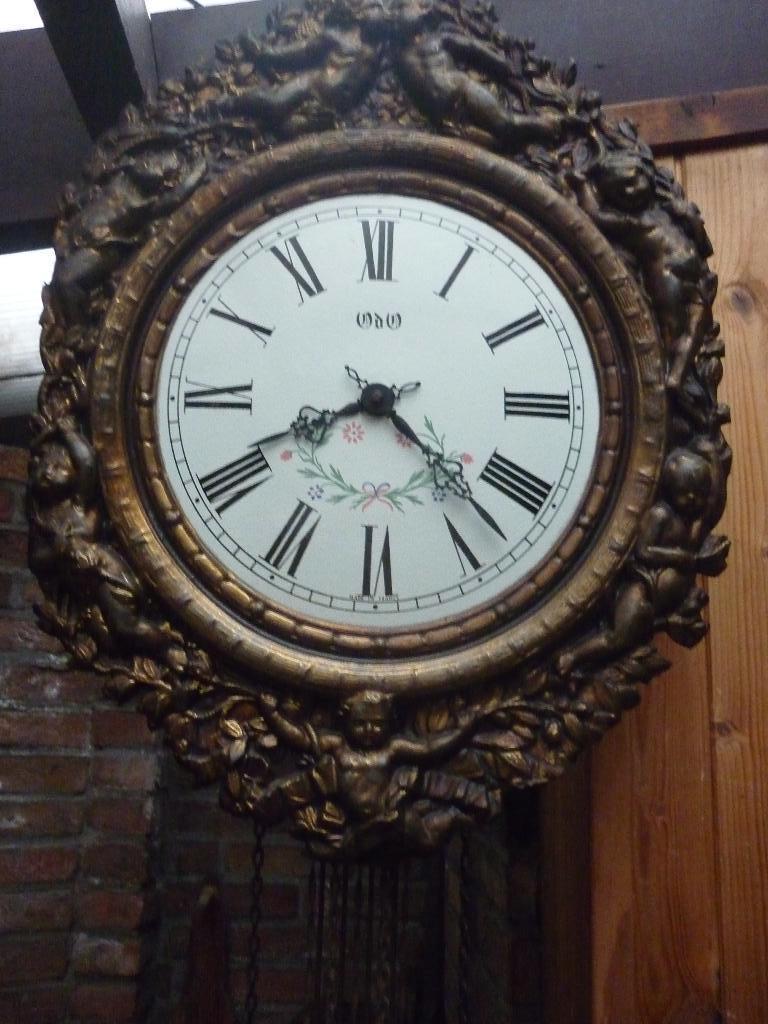 Cloche comtoise française avec balancier harpe, Antiquités & Art, Antiquités | Horloges, Enlèvement