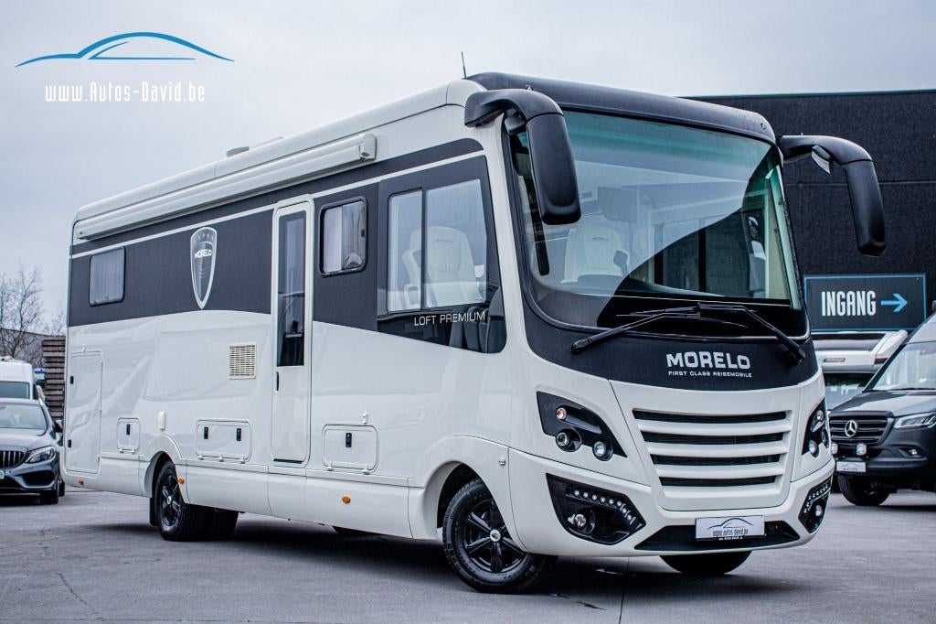 Morelo Loft 86 LBXT 3.0d Iveco Aut. 5 Slaappl. Mobilhome, Buscamper of Camperbus, Bedrijf, Diesel, Luifel