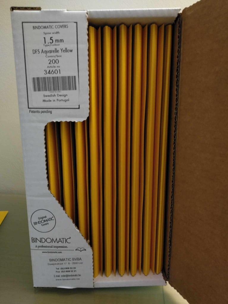 Bindomatic mappen 1,5mm en 3 mm - NIEUW, Zakelijke goederen, Kantoor en Winkelinrichting | Kantoorartikelen, Ophalen, Nieuw in verpakking