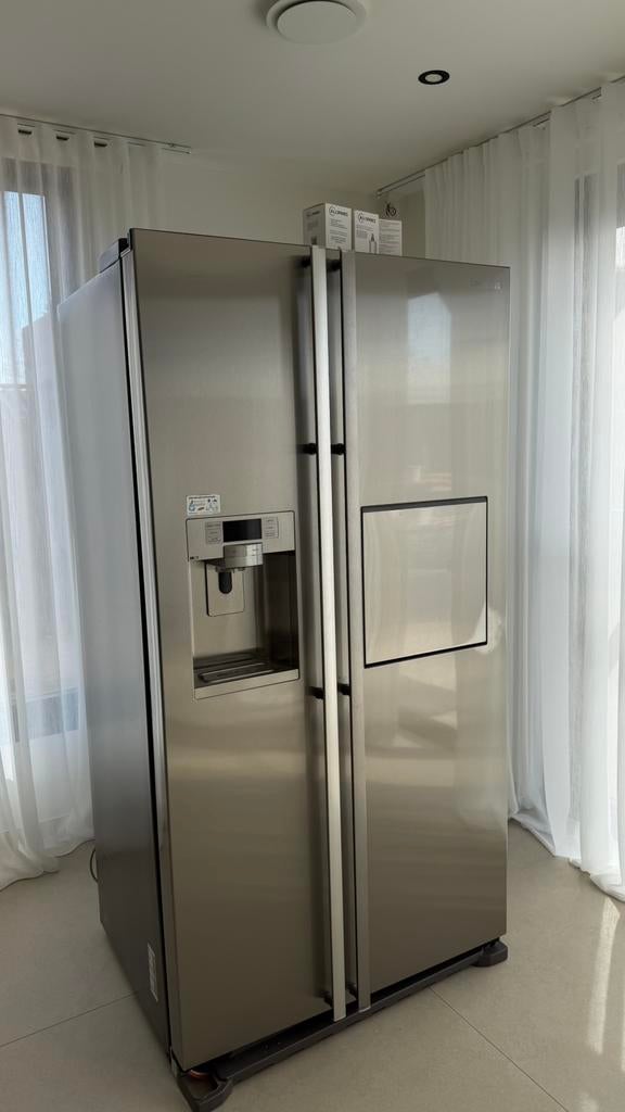 Amerikaanse koelkast, Elektronische apparatuur, Koelkasten en IJskasten, Ophalen, Zo goed als nieuw