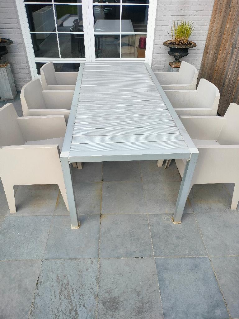 Tuinset, Tuin en Terras, Ophalen, Gebruikt, Aluminium, Tuinset