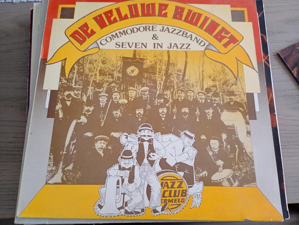 Commodore Jazzband -De Veluwe swingt, Cd's en Dvd's, Vinyl | Jazz en Blues, 1960 tot 1980, Gebruikt, Ophalen of Verzenden, 12 inch