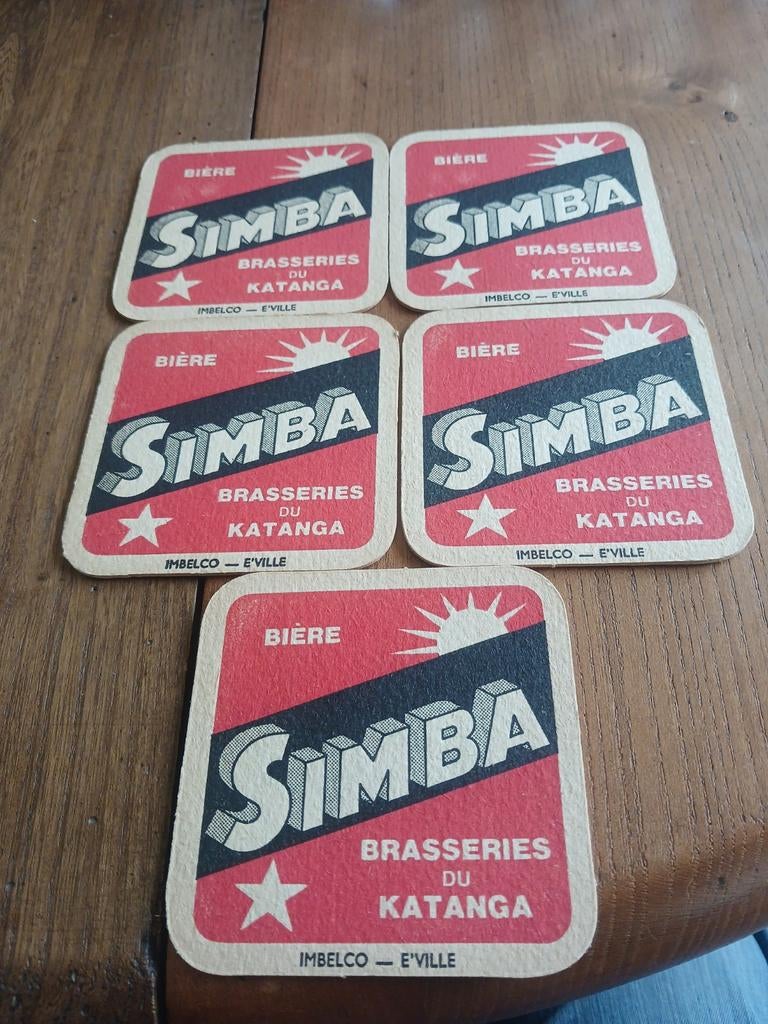 Congo belge, Collections, Marques de bière